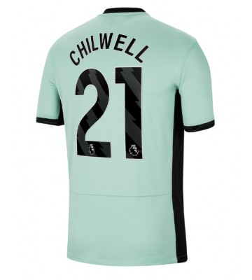 Chelsea Ben Chilwell #21 Koszulka Trzecich 2023-24 Krótki Rękaw